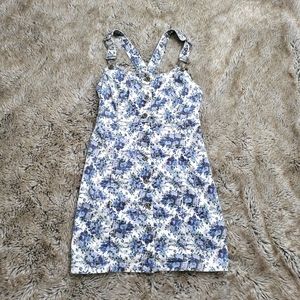 Kimchi Blue Floral Overall Dress Size 2